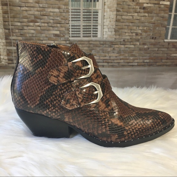 Treasure & Bond Shoes - Treasure & Bond Snakeskin Harper Boot